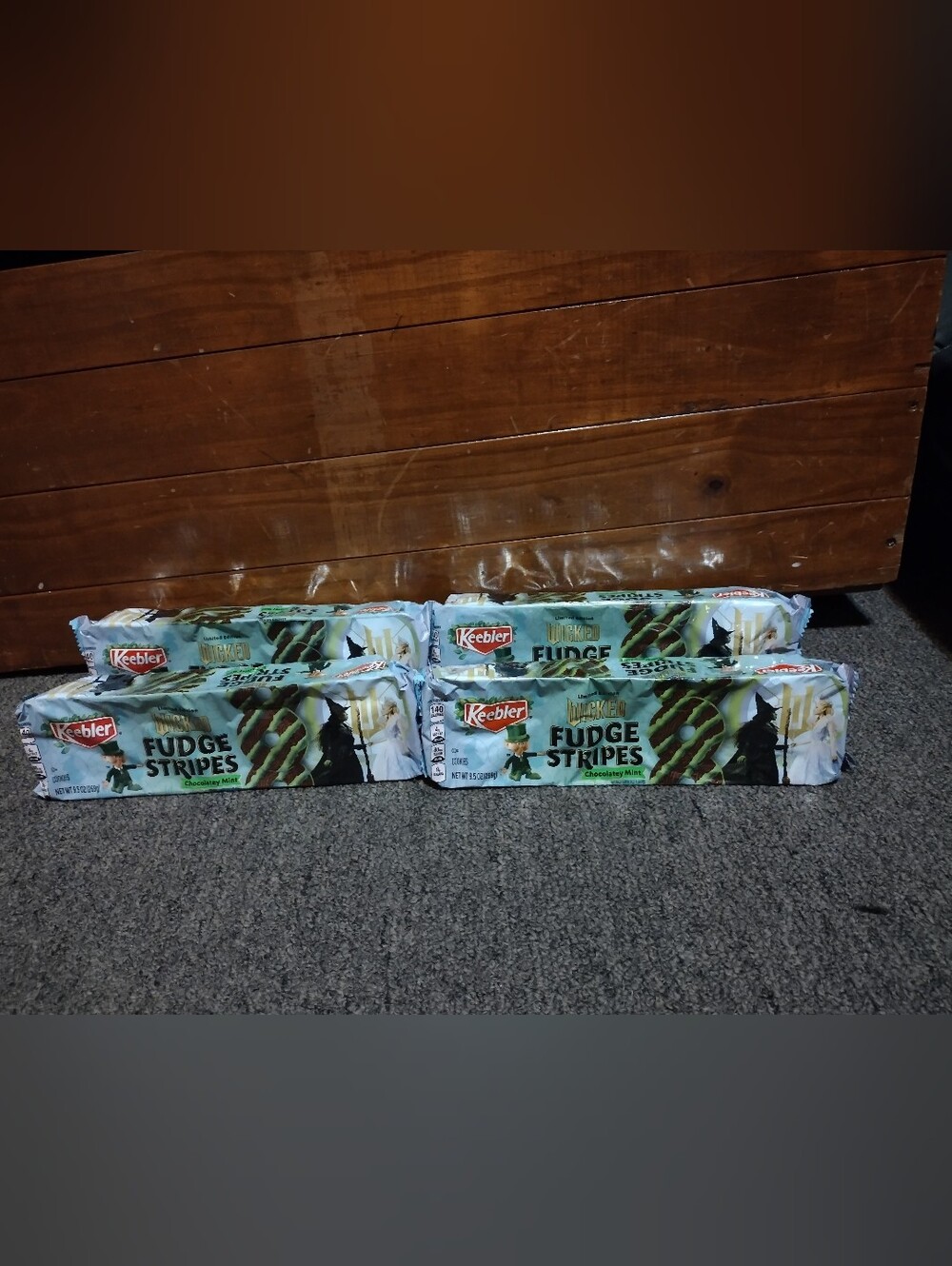 Fudge Stripes Cookies - Green Packaging